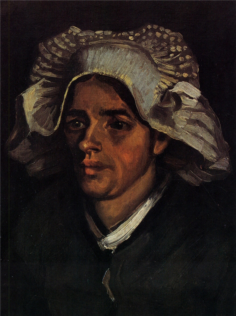 Head Of A Peasant Woman With White Cap 9